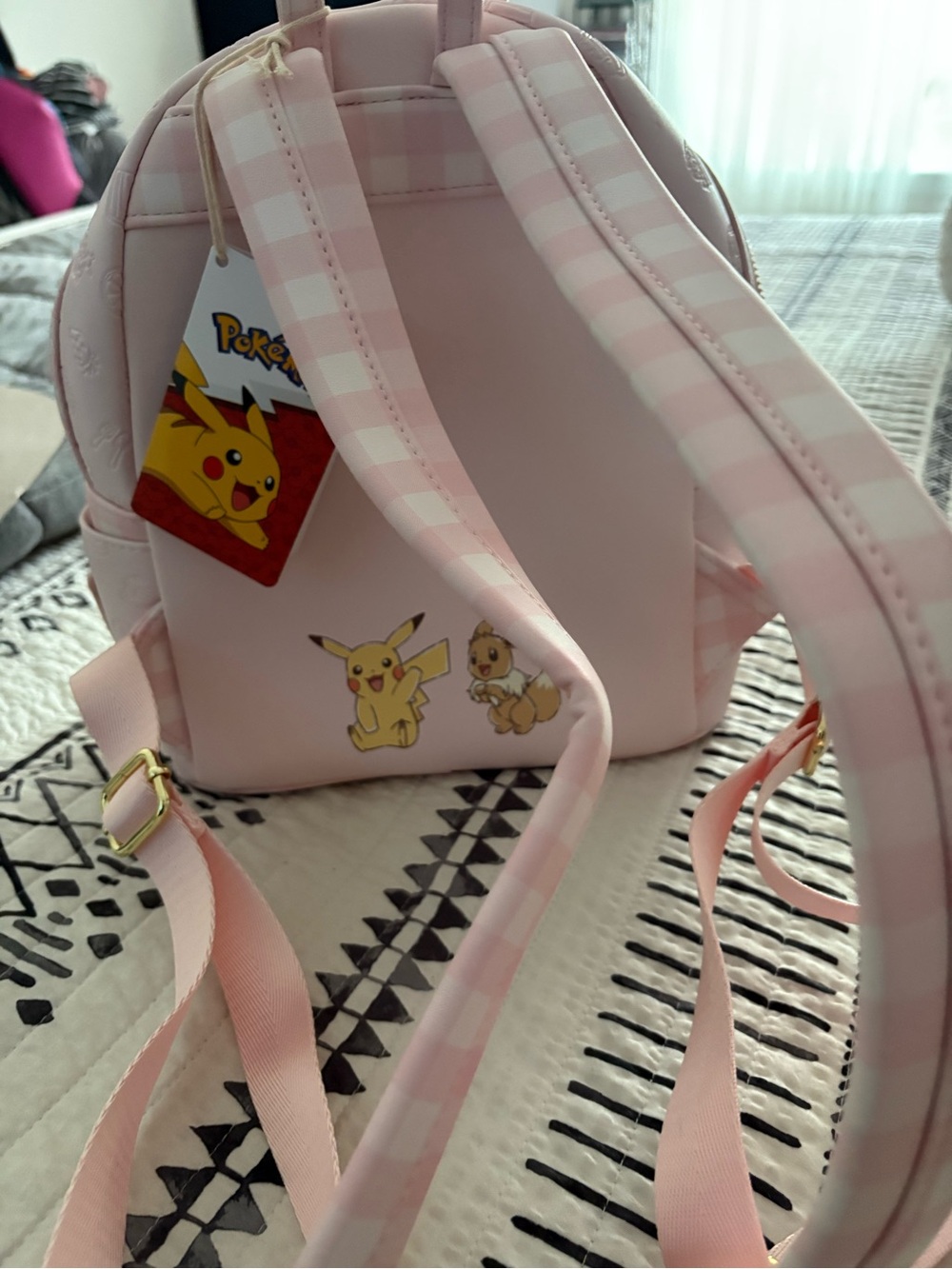Loungefly Pikachu & Eevee Mini Backpack - Picture 2 of 7